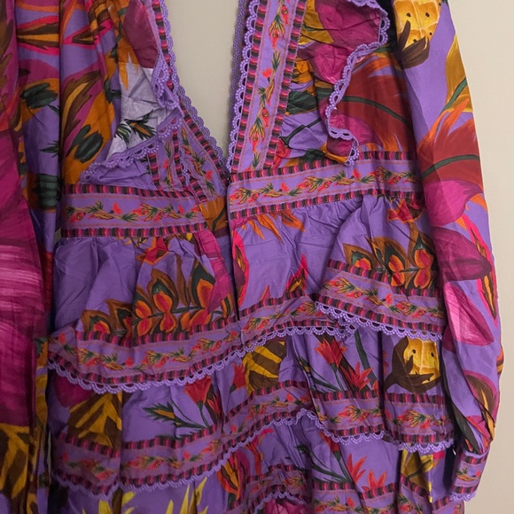FARM RIO - Floral Purple Dress - Picture 4 of 7